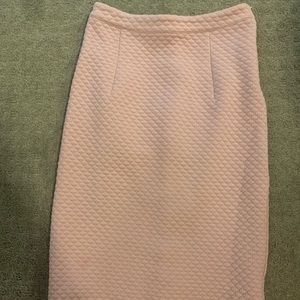 Pink textured skirt